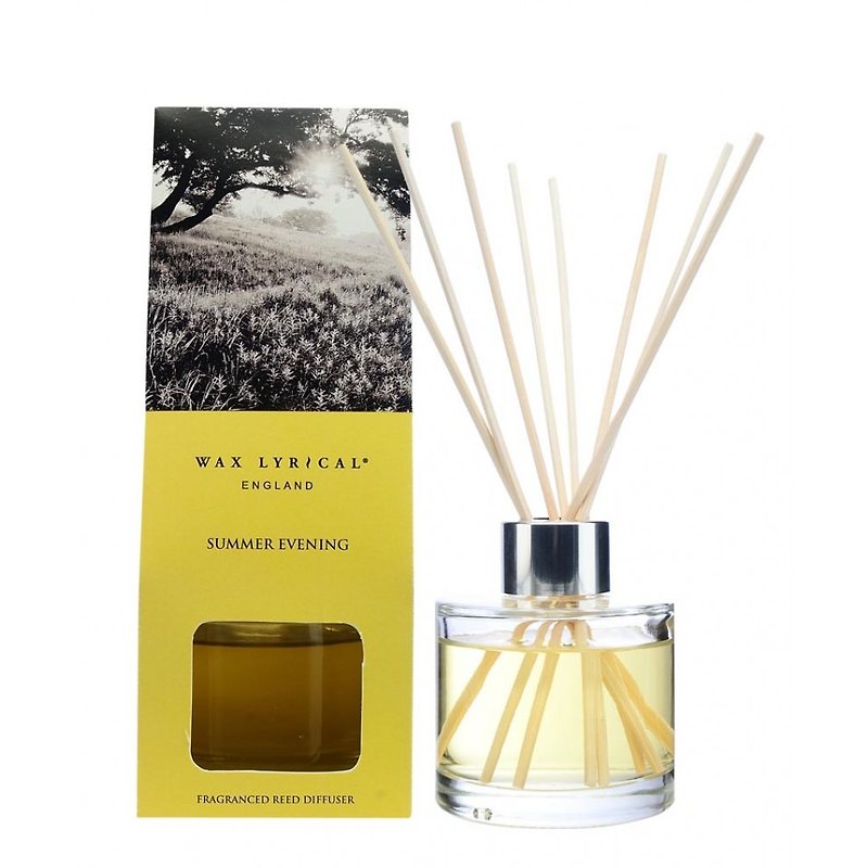 [England] Wax Lyrical fragrance Timeless Collection - Summer sunset 100ml - Fragrances - Glass Yellow