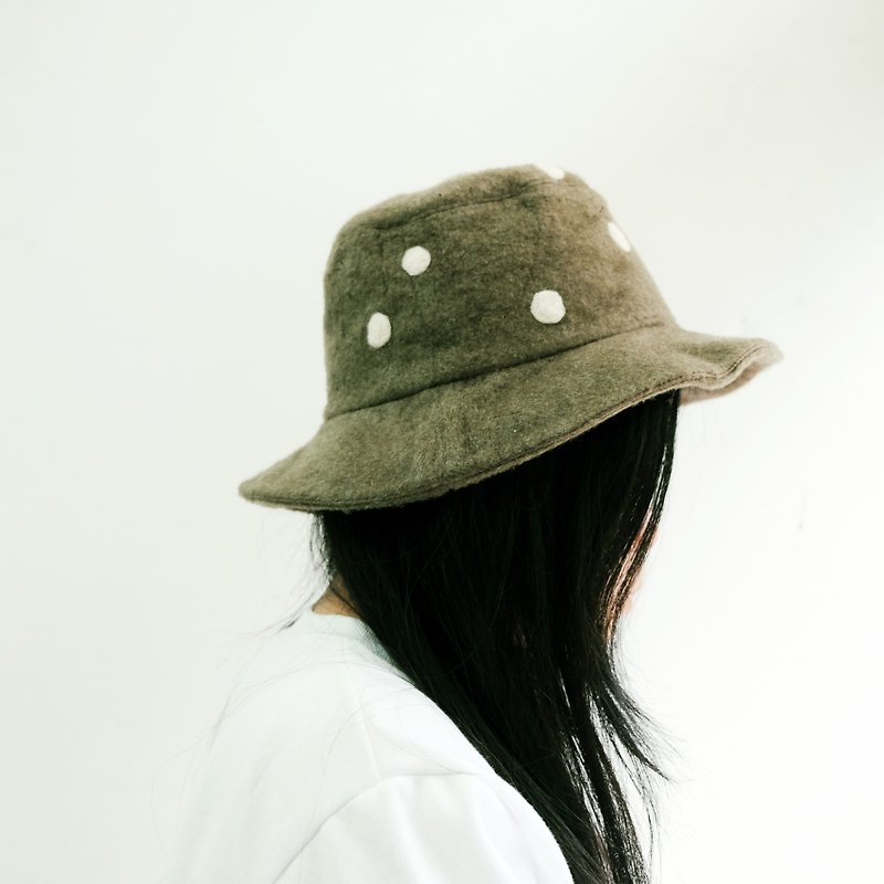 Matcha Dumpling Little Fisherman's Hat - Hats & Caps - Other Materials Green