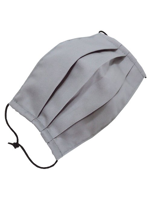 pegasus 低調灰-成人口罩套 / 表布斜紋TC布-內層黑色TC布(輕量款)