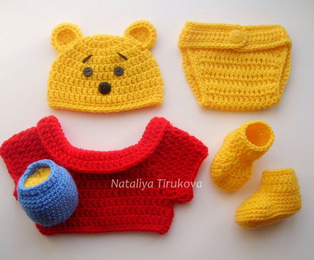 winnie the pooh crochet hat patterns free