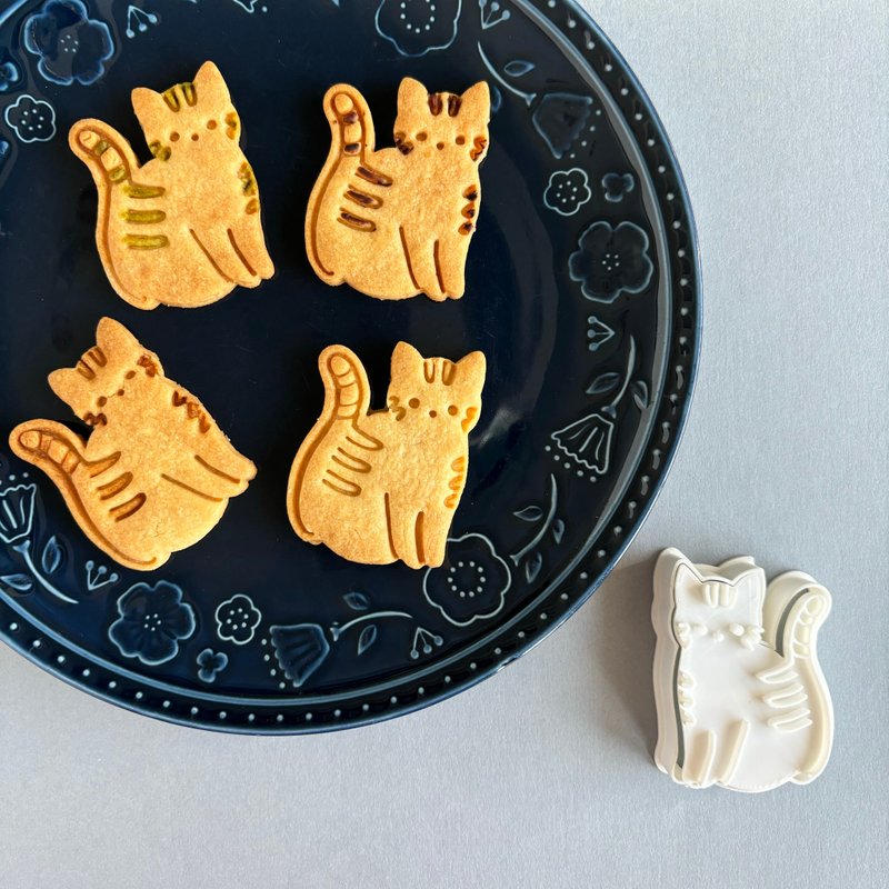 猫　茶トラ　ねこ【クッキー型】 - 廚具 - 塑膠 