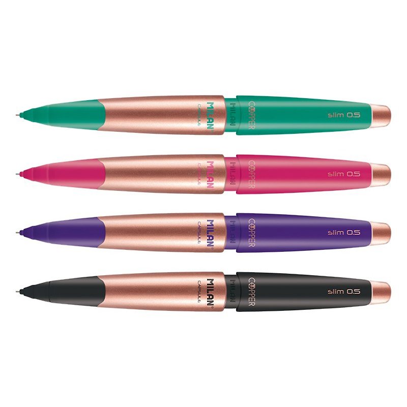 MILAN CAPSULE COPPERスターダイヤモンドシャープペンシル_0.5mm（4色オプション） - 鉛筆・シャープペンシル - プラスチック 多色