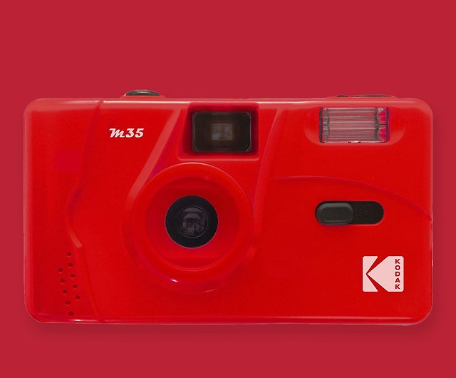 21高い素材 Kodak コダック M38 フィルムカメラ フレイムスカーレット Qdtek Vn