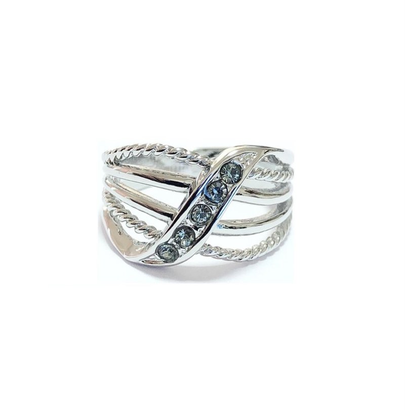 Wire Frame Ring (ピンキーリング可) - 戒指 - 其他金屬 銀色