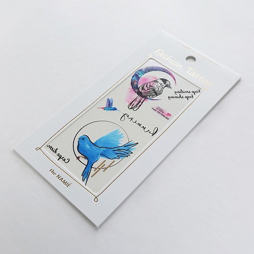the NAMIE 【 DIY 紋身/刺青】Color Tattoo 彩色紋身貼紙 發現青鳥