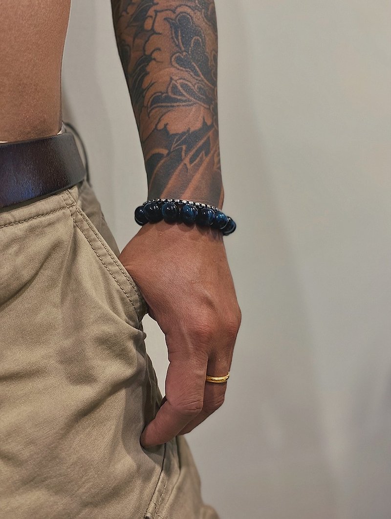 Natural Clear Quartz Bracelet Chakra Healing - Bracelets - Gemstone Blue