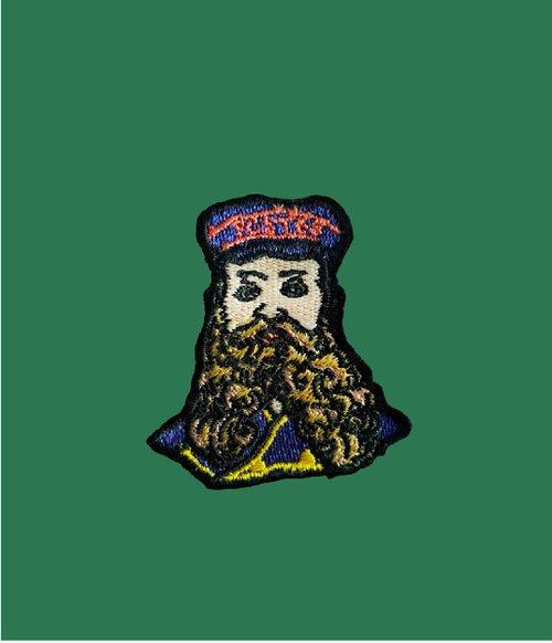 MR.LEMONHEAD Portrait of the Postman Joseph Roulin / Vincent van Gogh / iron on patch