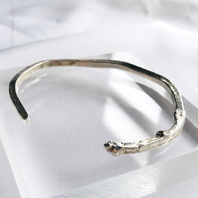 Branches | wood bracelet (silver or Bronze) - Bracelets - Other Materials 