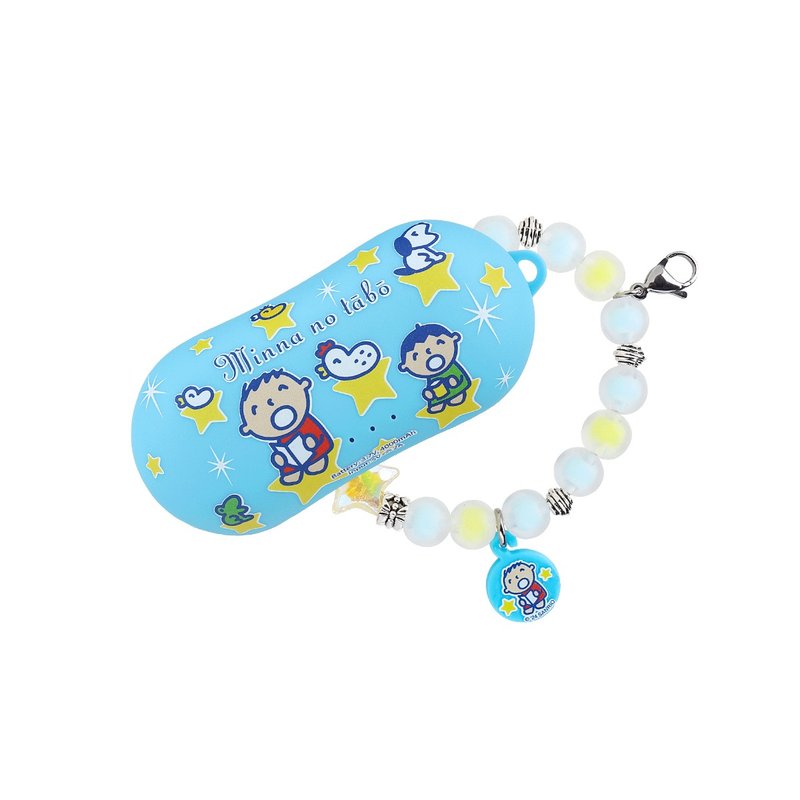 4000mAh Handwarmer with bead charm strap - Minna no tabo - Other - Plastic Blue