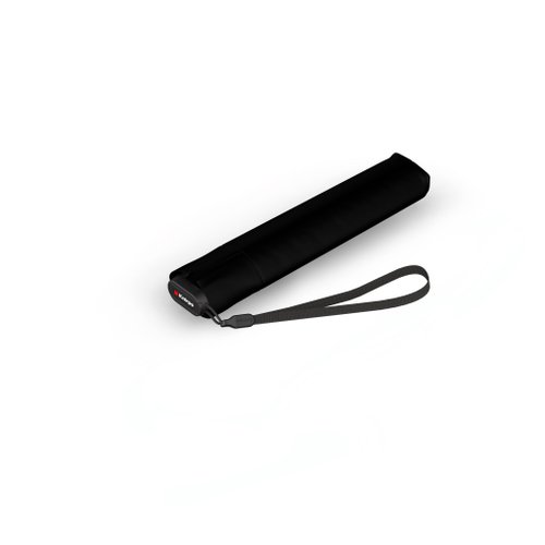 Knirps Taiwan 【Knirps德國紅點傘】US.050極致輕量黑膠防曬手動傘-Black
