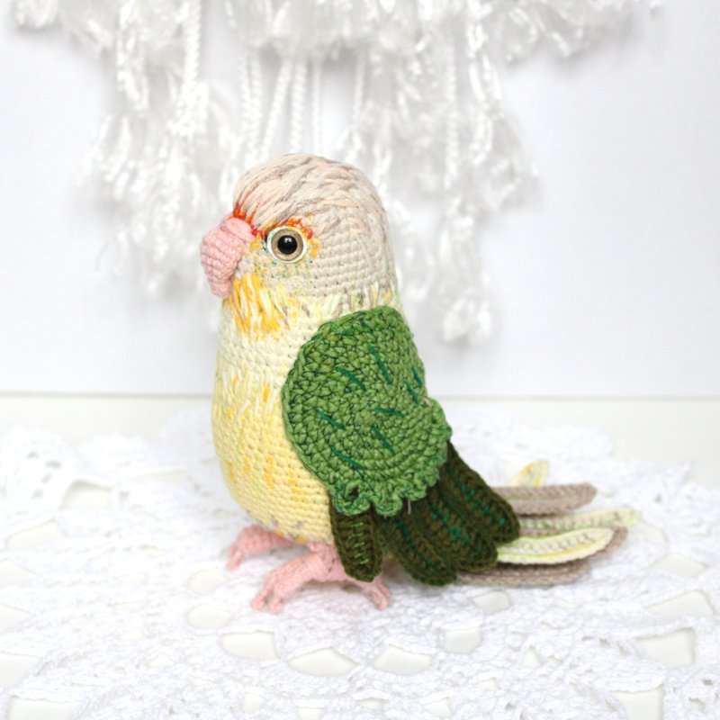 Custom parrot by photo crochet toy - Stuffed Dolls & Figurines - Other Materials Multicolor