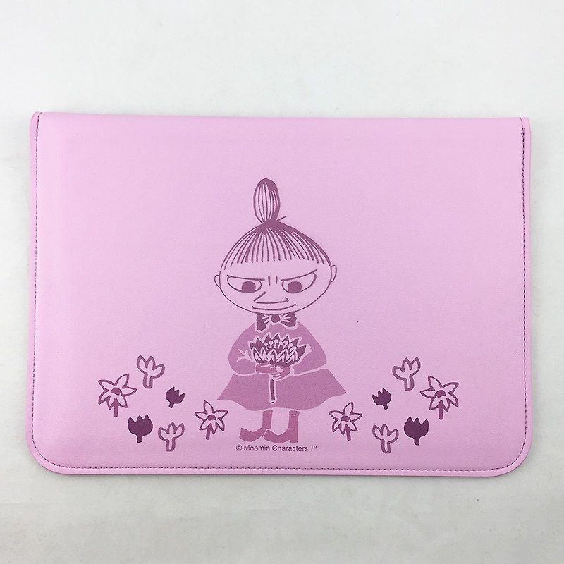Moomin嚕嚕米正版授權-3C保護皮套(粉紅)：35*25.5cm - 平板/電腦保護殼/保護貼 - 真皮 粉紅色