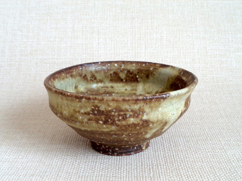 萌黄釉鉢a - 碗 - 陶 卡其色