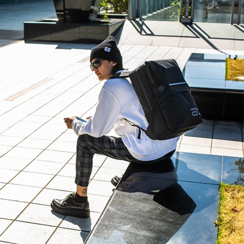 AXIO Trooper backpack 24L 城市萊卡後背包 - 後背包/背包/書包 - 其他材質 黑色