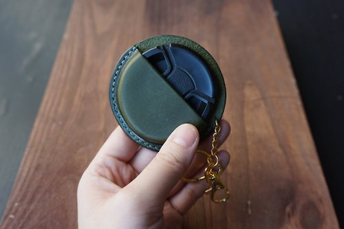 Craftihood 手工皮革－相機鏡頭蓋防掉匙扣 Lens Cover Case Keychain