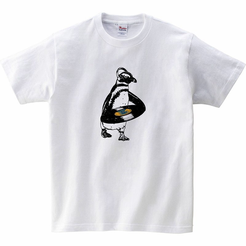 Kids T-shirt / Make peace with music - Tops & T-Shirts - Cotton & Hemp White