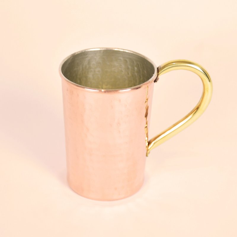 wide copper mug - แก้วมัค/แก้วกาแฟ - ทองแดงทองเหลือง สีทอง