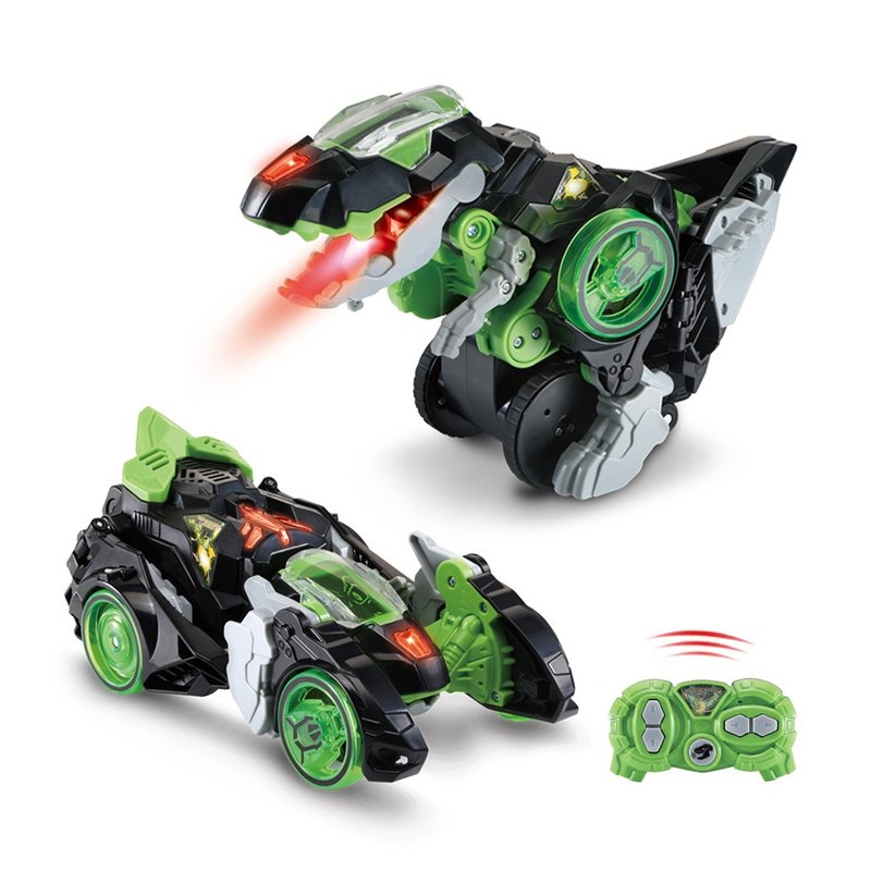 Vtech remote control sound and light transforming dinosaur car-Tyrannosaurus-Leo - Kids' Toys - Plastic 