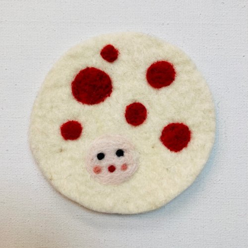 羊毛フェルト　羊毛絵画『秋の湖畔の散歩道』ハンドメイド　ウール刺繍 楽天市場】羊毛フェルト 絵 キット 3D 立体 刺し絵 ウール