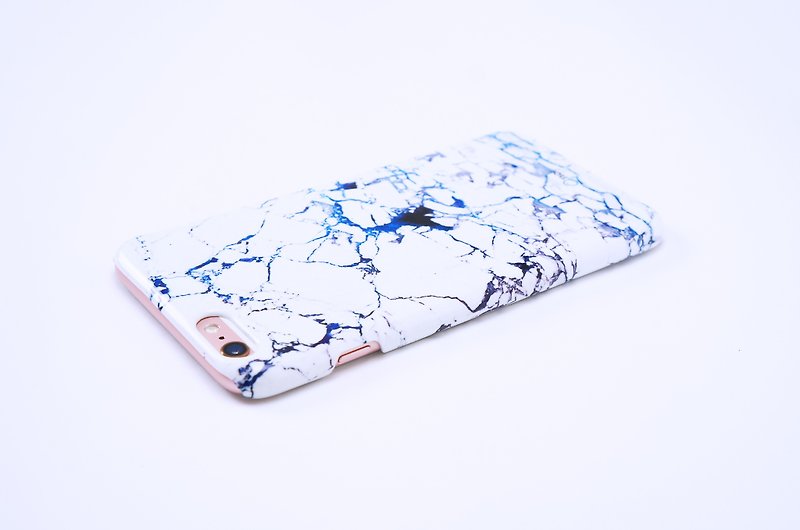 Polar marble【White Snow】iPhone 6 Plus/i6S Plus 【5.5 inch】 phone case hard case - เคส/ซองมือถือ - พลาสติก ขาว