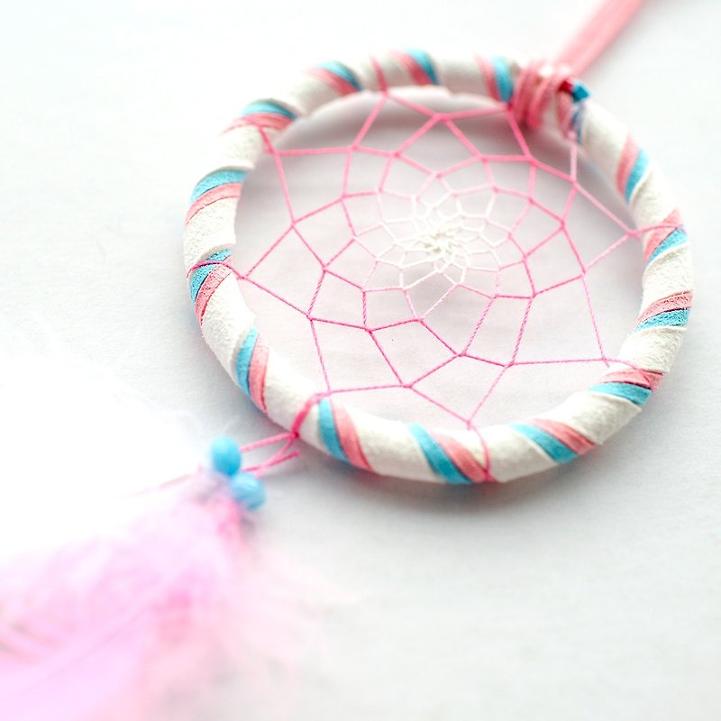 Dream Catcher Material Pack 8cm - Gradient Line - Fantasy Marshmallow Color (not equal to three colors) - Other - Other Materials 