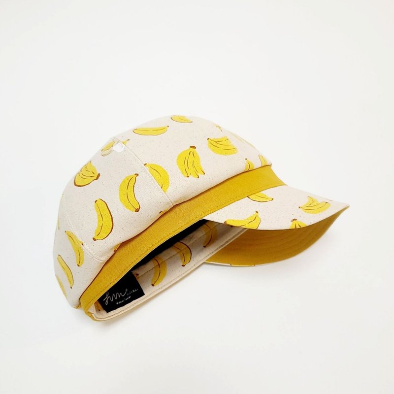 【HiGh MaLi】Newsboy Cap/Wide Brim/Banana/White/Gift/Style - หมวก - ผ้าฝ้าย/ผ้าลินิน หลากหลายสี