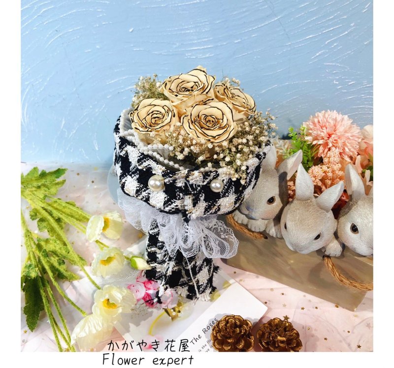 小香風厄瓜多精美禮品/花束/永生花/不凋花/乾燥花/滿天心 - 乾燥花/永生花 - 植物．花 