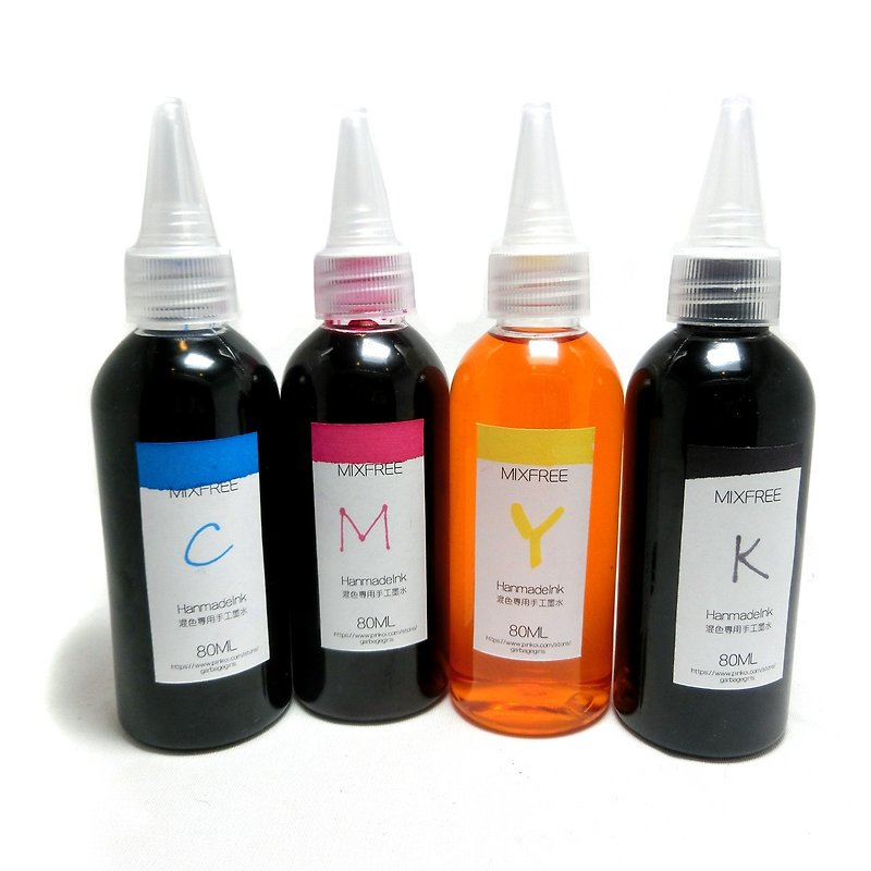 Color mixing special CMYK4 primary color pen ink - Other - Pigment Multicolor