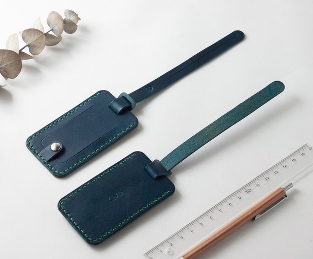 Luggage Tag - Genuine Leather Handmade Luggage Tag