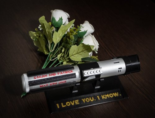 Wedding bouquet holder inspired by Luke's lightsaber hilt - Shop Tasha's  craft Dried Flowers & Bouquets - Pinkoi