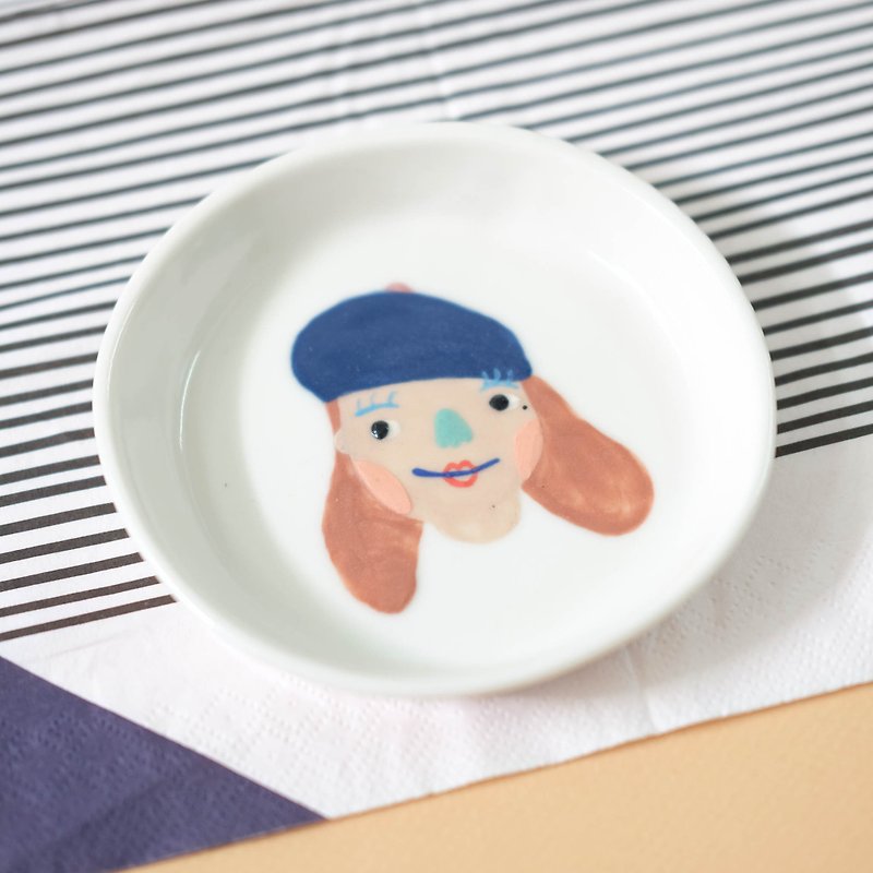  SAUCER  PAINT CHARACTER - Coasters - Pottery Multicolor