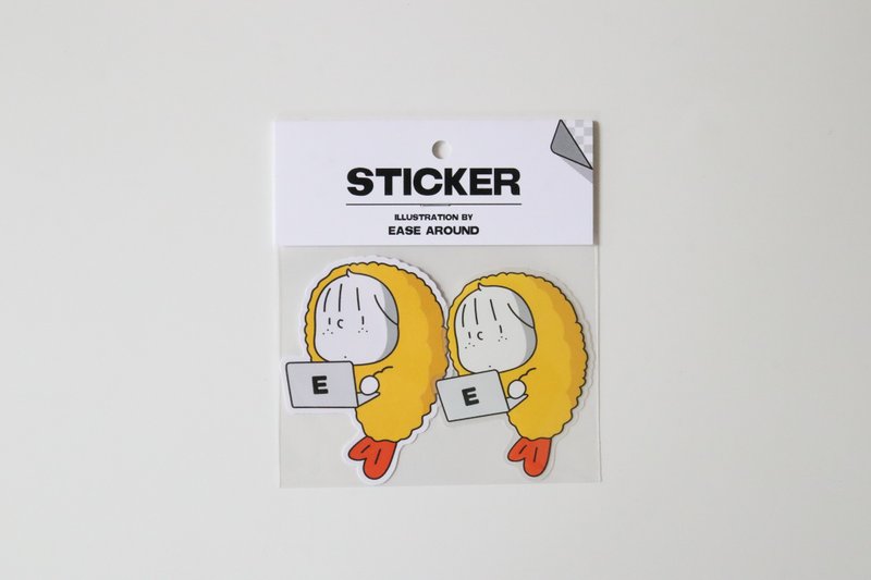 STICKER SET - EASE TEMPURA - 貼紙 - 紙 多色