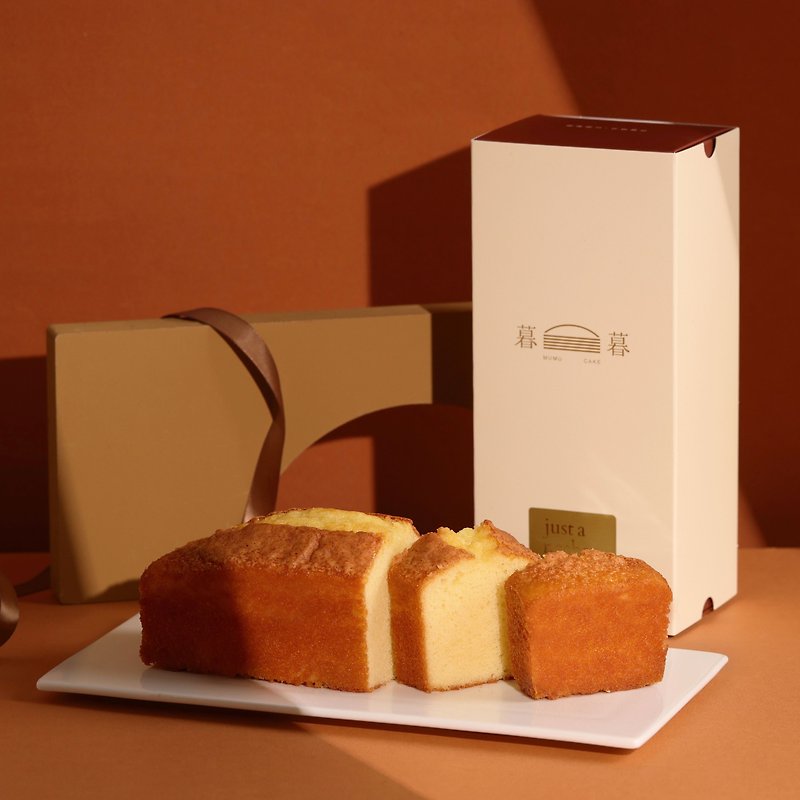 Cream Honey Pound Cake Single Loaf Gift Box - เค้กและของหวาน - อาหารสด สีนำ้ตาล