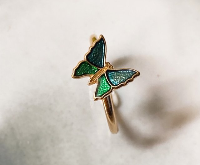 antique butterfly ring