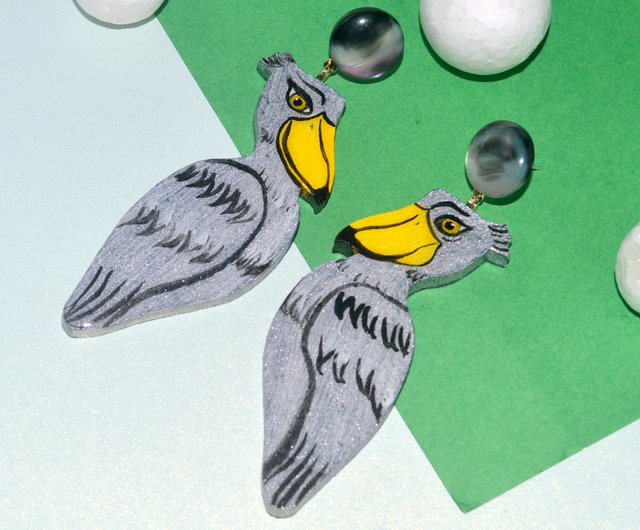 Big sales bird earrings