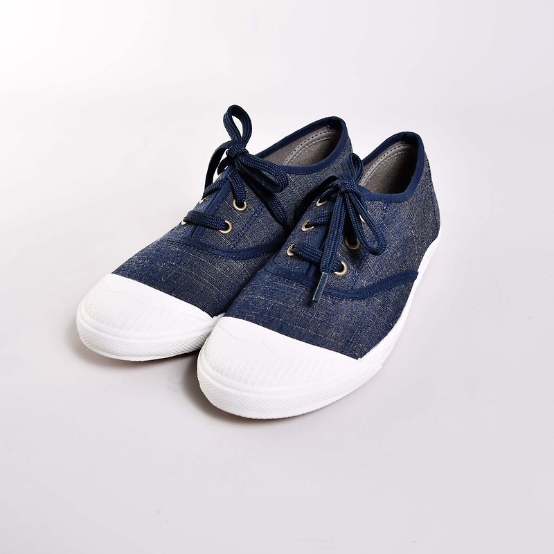 Zero code discount canvas shoes - KARA Kara blue - Women's Casual Shoes - Cotton & Hemp Blue