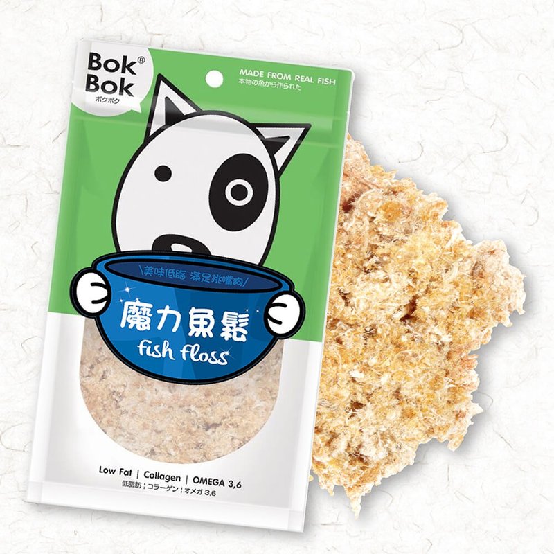 Dog Pet Magic Fish Floss 50g (Low-fat, hypoallergenic, delicious dog snacks) - ขนมคบเคี้ยว - วัสดุอื่นๆ 