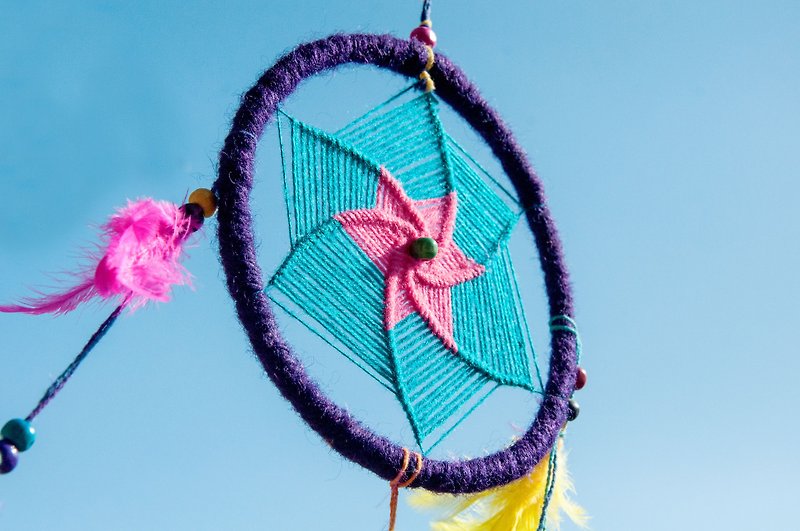 National wind hand-woven cotton Linen South American dream catcher charm dream Cather-Mandala Mandala - ของวางตกแต่ง - ผ้าฝ้าย/ผ้าลินิน หลากหลายสี