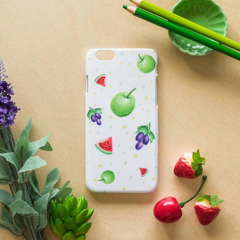Colorful Summer Fruit . Matte Case( iPhone, HTC, Samsung, Sony, LG, OPPO) - เคส/ซองมือถือ - พลาสติก หลากหลายสี