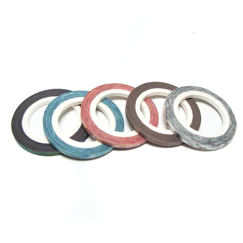 Paper tape bleeding G ─ normal paragraph no white line - Washi Tape - Paper Multicolor