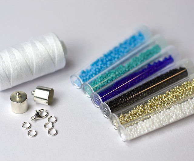 Bracelet making kit, Diy kit jewelry, Beaded bracelet diy, Adult craft kit  - Shop BeadCrochetKit Other - Pinkoi