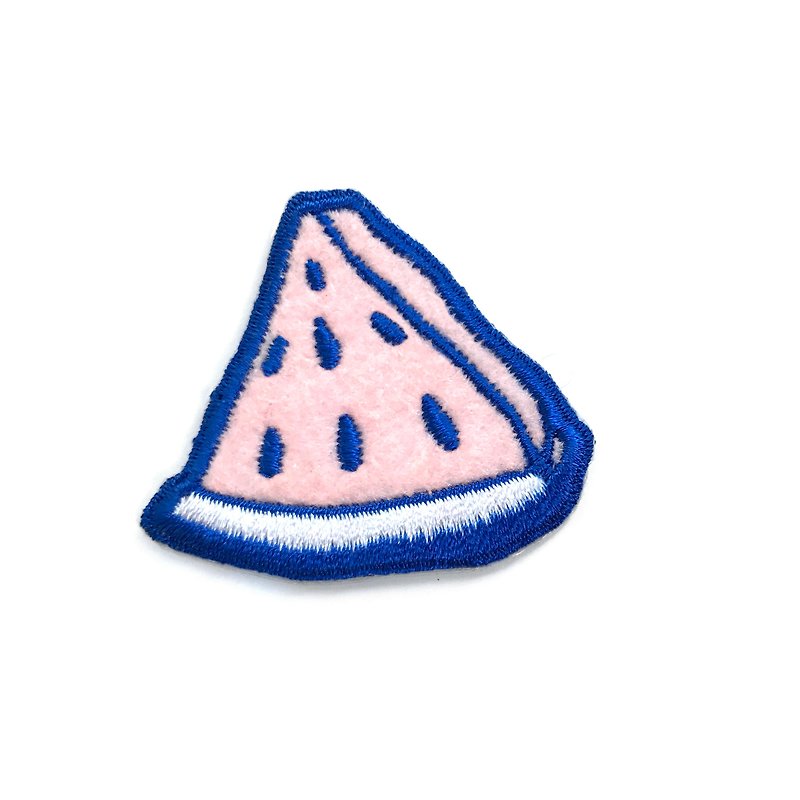 Watermelon summer - 徽章/別針 - 繡線 粉紅色