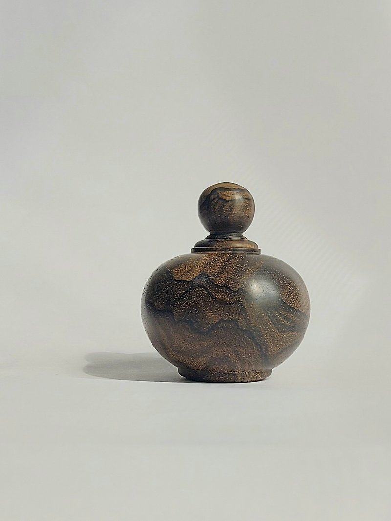【Mexican black persimmon wood cornucopia of sketches】Mexican black persimmon wood brings good luck/wealth gathering decorations - Other - Wood 