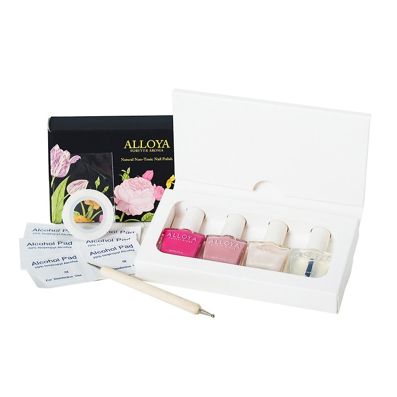 Water-based non-toxic finger color mysterious garden classic set 4 into - Nail Polish & Acrylic Nails - Other Materials 