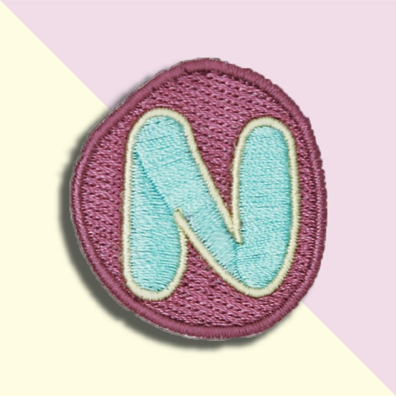 Childlike embroidery stickers-N - Badges & Pins - Thread Blue