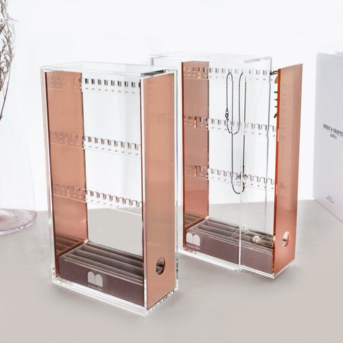 Christmas Gift] Rose Gold/Office Supplies Storage Two-piece Set