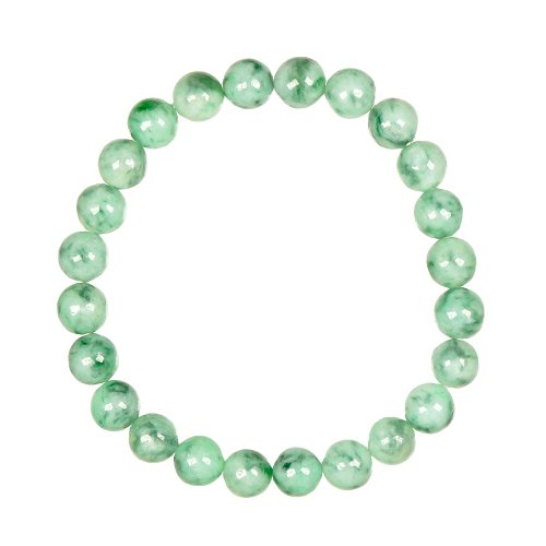 正佳珠寶 Gemsrich Jewelry 【正佳珠寶】翡翠 高品濃飄陽綠 7mm 天然A貨翡翠手珠 緬甸玉手珠