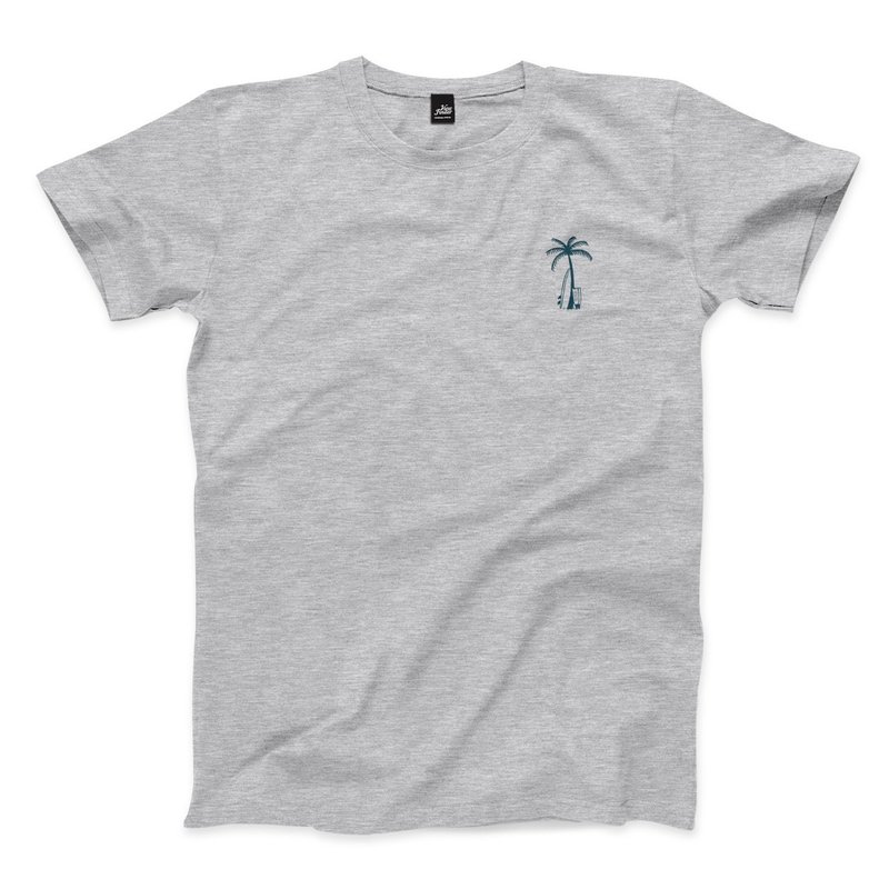 Everything about the sea - deep Linen ash - neutral T-shirt - Men's T-Shirts & Tops - Cotton & Hemp Gray
