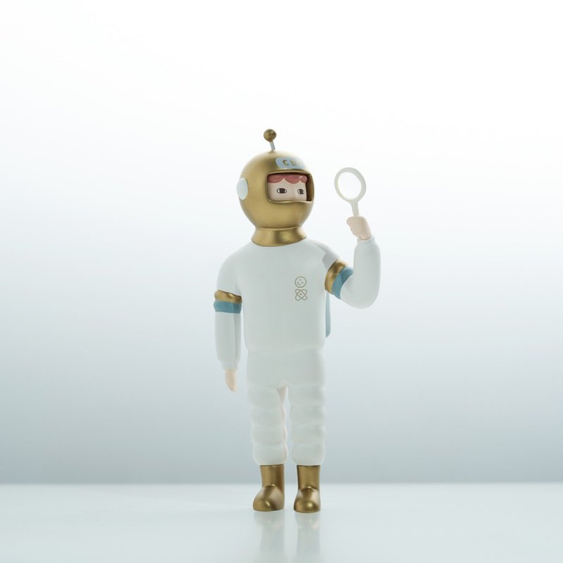 Happy to meet Chaowan CBB 200% limited edition doll-spaceman 02 - Stuffed Dolls & Figurines - Plastic Gold