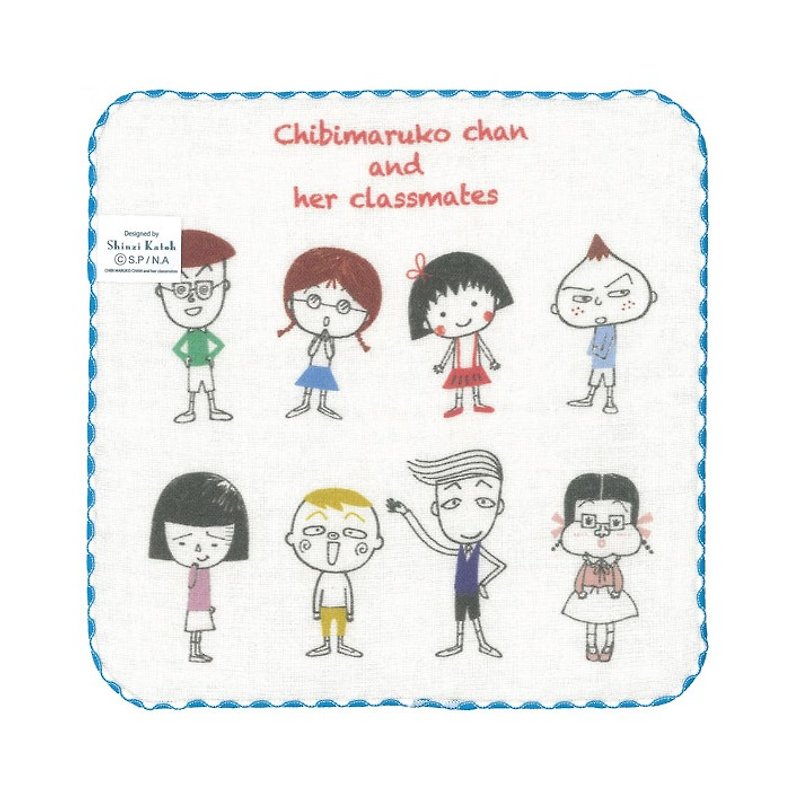 【Kato Shinji】 cherry small balls ★ three years of four class classmate square towel / handkerchief / hand towel (Made in Japan) - Towels - Paper Multicolor